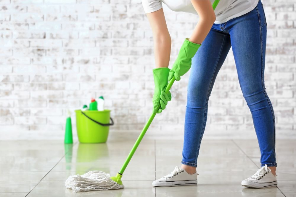 Tile floor cleaning | Flooring by Wilson's Carpet Plus