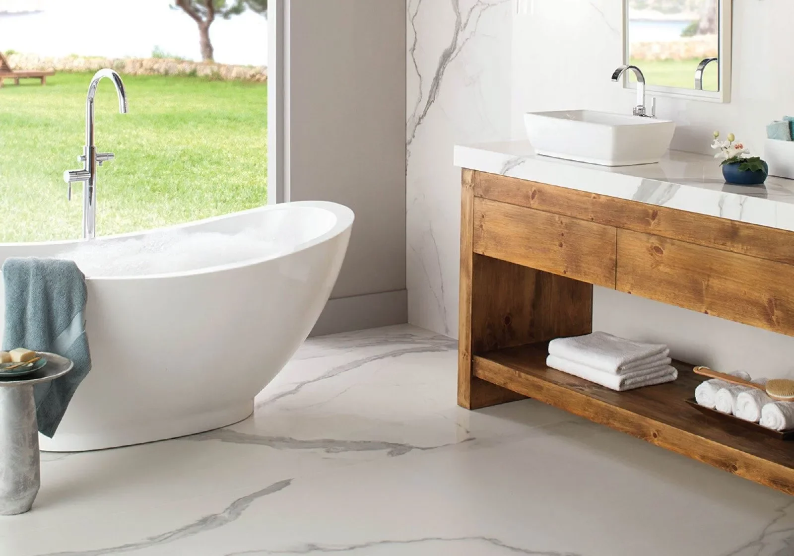 tile_installation_process Bathroom tiles